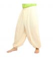 Sarouel en coton non teint