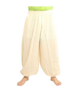 Harem pants cotton undyed