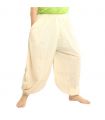 Sarouel en coton non teint