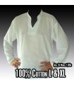 Thai cotton shirt white size XL