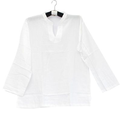 Thai cotton shirt white size XXXL