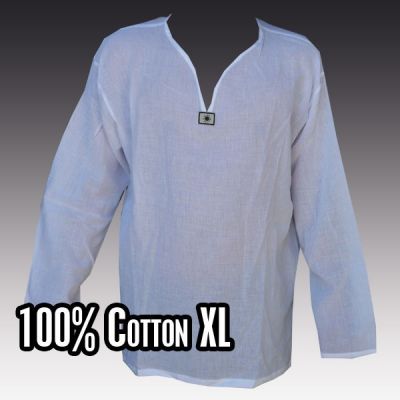 Thai cotton shirt white size XL