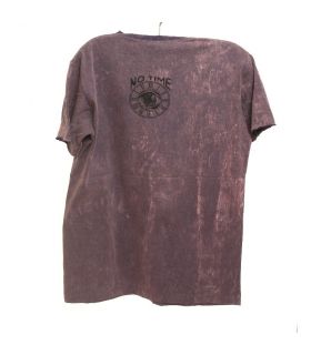 "No Time"  T-Shirt Size M Stonewashed