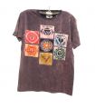 "No Time"  T-Shirt Größe M Stonewashed