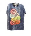 "No Time"  T-Shirt Größe M Stonewashed