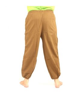 Chillerhose Schnörkelmuster beige