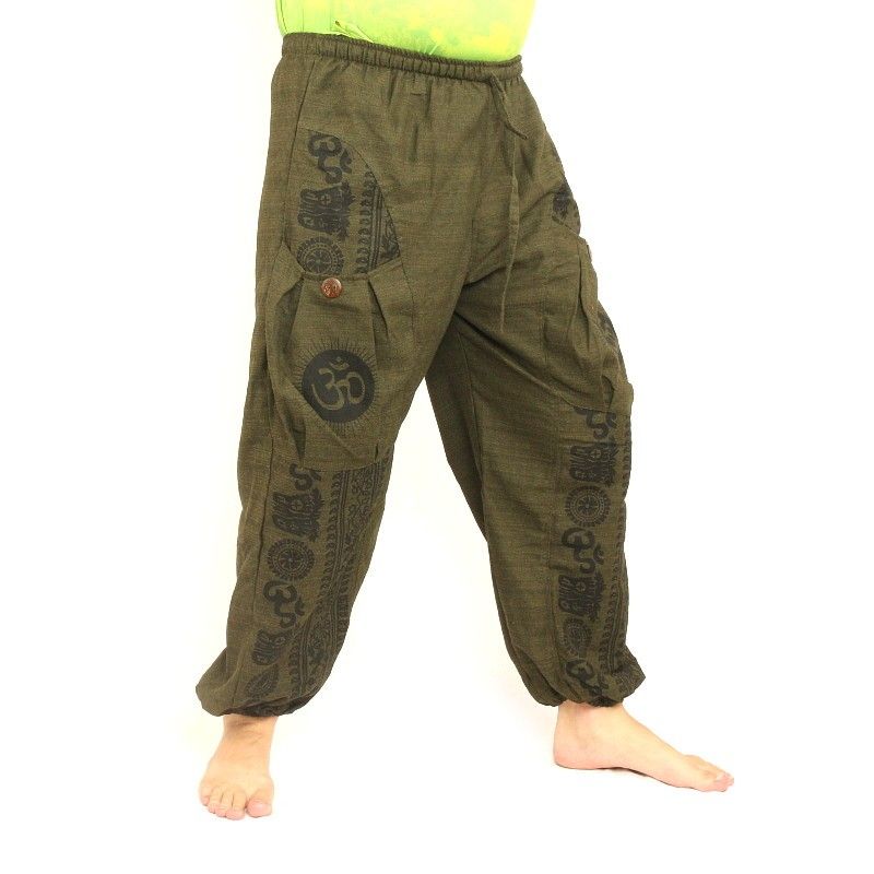 Thai Hippie Hose zum Zubinden Tibet Muster