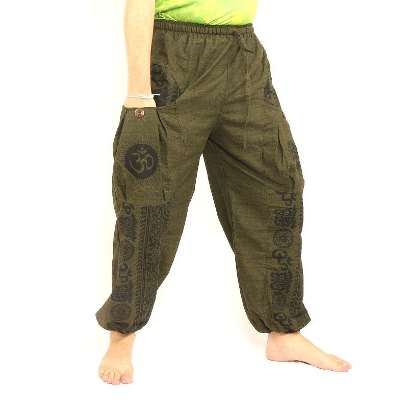 Thai Hippie Hose zum Zubinden Tibet Muster