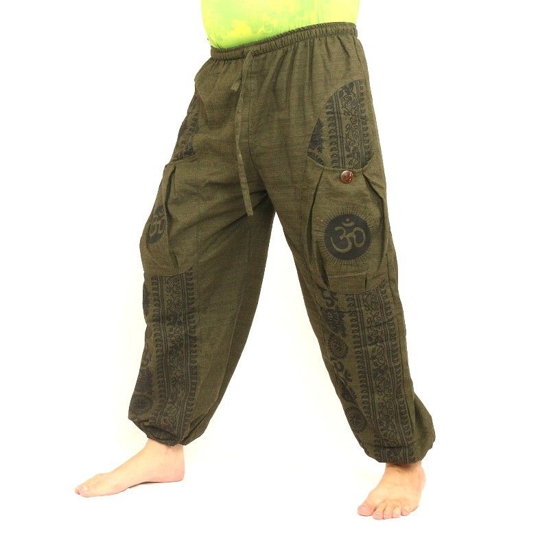 Thai Hippie Hose zum Zubinden Tibet Muster