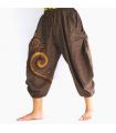 Harem Caprihose mit Spiralmuster