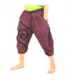 Sarouel Pantalon Capri magenta