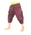 Haremshose Caprihose magenta