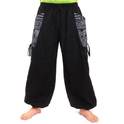 Thai hippie pants for tying Ethno application of heavy cotton