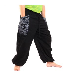 Thai hippie pants for tying Ethno application of heavy cotton
