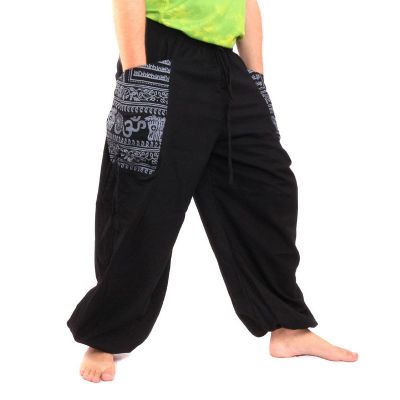 Thai hippie pants for tying Ethno application of heavy cotton