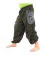 Thai hippie pants for tying Ethno application of heavy cotton