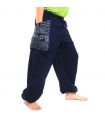 Thai hippie pants for tying Ethno application of heavy cotton