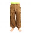 Thai Hippie Hose zum Zubinden Ethno Applikation aus schwerer Baumwolle