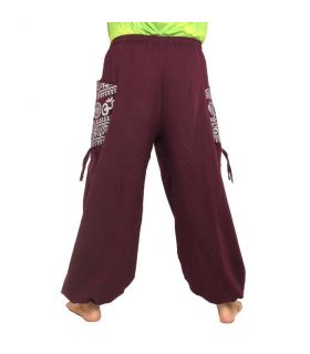 Thai hippie pants for tying Ethno application of heavy cotton