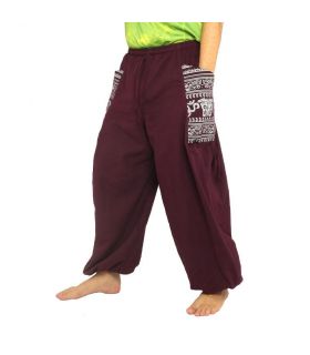 Thai hippie pants for tying Ethno application of heavy cotton