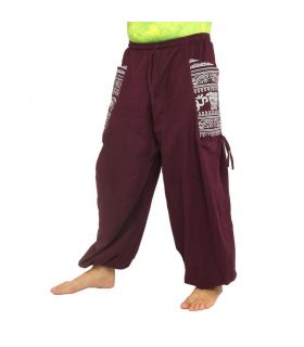 Thai hippie pants for tying Ethno application of heavy cotton