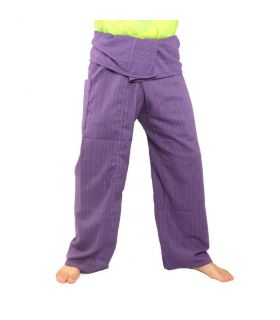 Thai Fisherman Pants Cottonmix extra lang - violett