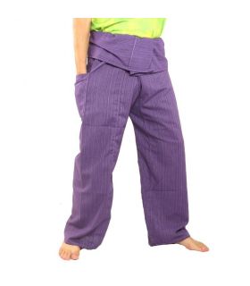 Thai Fisherman Pants Cottonmix extra lang - violett