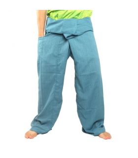 Thai Fisherman Pants Cottonmix extra lang - blau