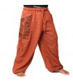 Thai hippie pants for tying Ethno application of heavy cotton