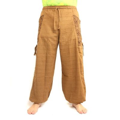 Thai hippie pants for tying Ethno application of heavy cotton