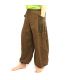 Pantalons hippie thaïlandais pour la ligature Application ethno du coton lourd