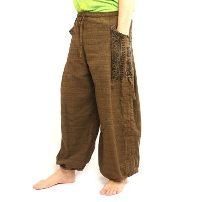 Thai hippie pants for tying Ethno application of heavy cotton