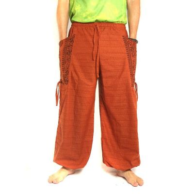 Thai hippie pants for tying Ethno application of heavy cotton