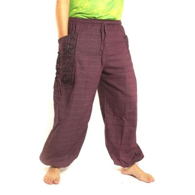 Thai hippie pants for tying Ethno application of heavy cotton