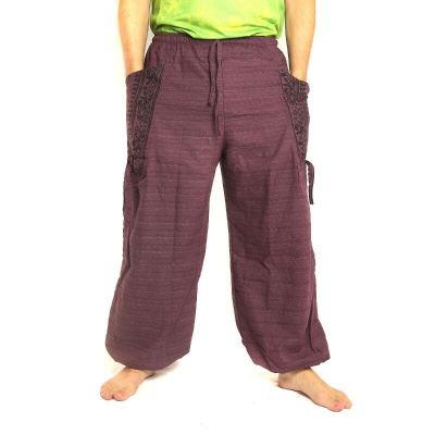 Thai hippie pants for tying Ethno application of heavy cotton