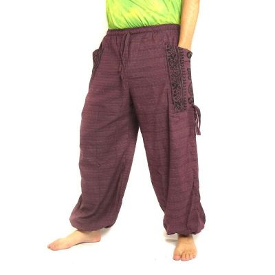 Thai hippie pants for tying Ethno application of heavy cotton