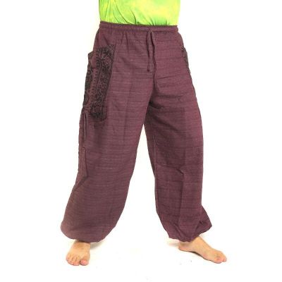 Thai hippie pants for tying Ethno application of heavy cotton