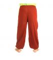 Chillerhose Schnörkelmuster dunkles orange