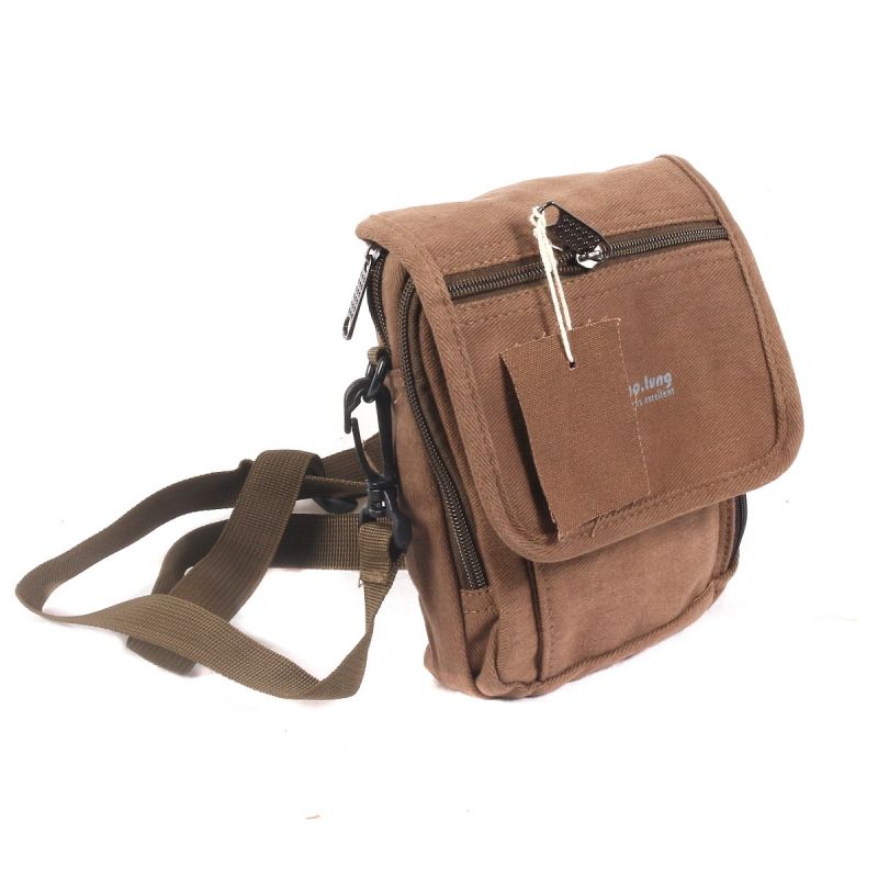 Kleine Allround Umhängetasche - dunkles khaki