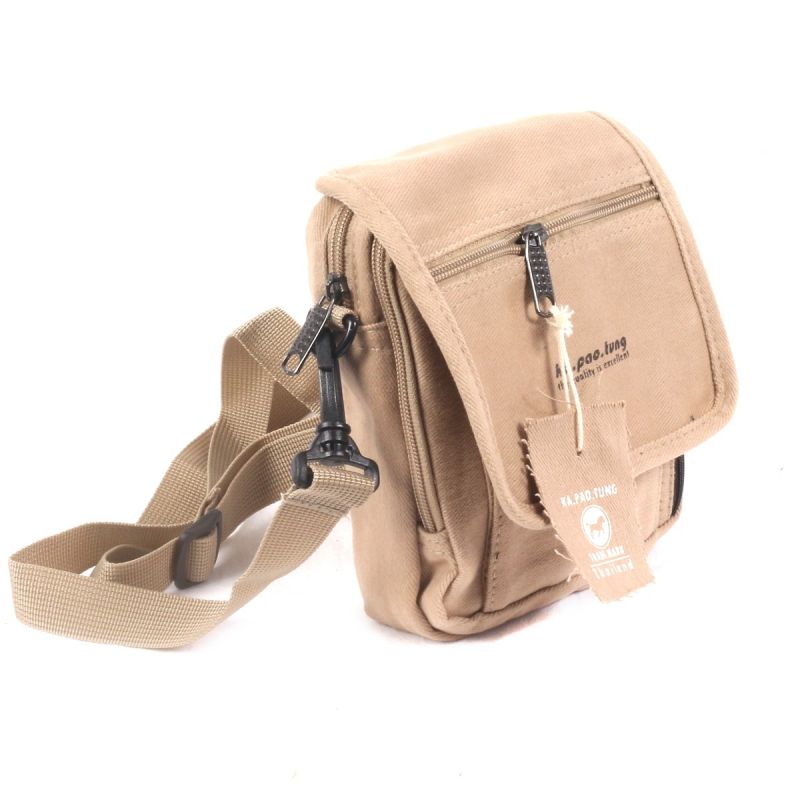Kleine Allround Umhängetasche - beige