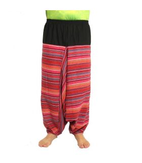 Woven harem pants