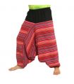 Pantalones de harén tejidos