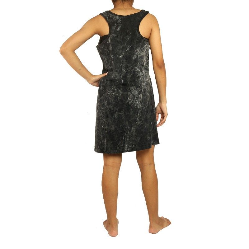 No Time ärmelloses Kleid Größe M Stonewashed Mandala