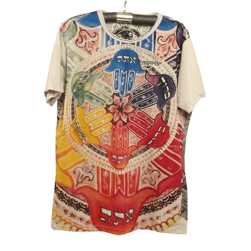 "Mirror" Om T-Shirt Size M