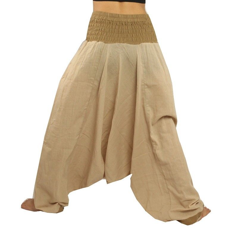 harem pants - beige khaki