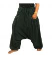 Aladinhose mit 2 tiefen Seitentaschen, grün