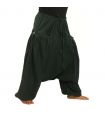 Aladinhose mit 2 tiefen Seitentaschen, grün