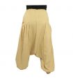 Aladinhose mit 2 tiefen Seitentaschen, beige