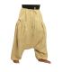 Harem pants with 2 deep side pockets, beige