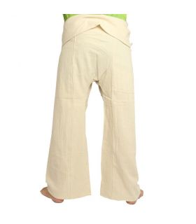 Pantalones de pescador tailandés - sin teñir - extra largos